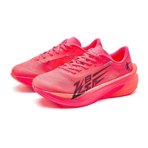 Qiaodan 2024 Feiying PB 4.0 KungFu Marathon Carbon Plate Racing Shoes - Pink