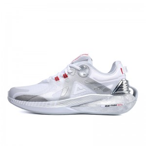 PEAK 2021 PEAK-TAICHI 3.0 Pro Smart Running Shoes - White/Silver