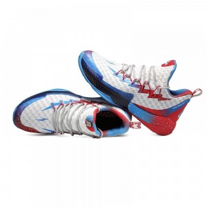 Peak Louis Williams 2019 PLAYOFFS NBA Basketball Shoes - White/Blue/Red