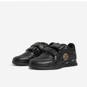 LU XIAOJUN Lifter 1.0 Weightlifting Training Shoes - Black/Gold