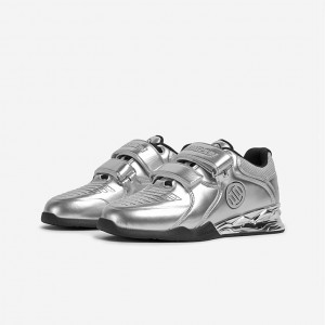 LU XIAOJUN Lifter 1.0 Weightlifting Training Shoes - Sliver
