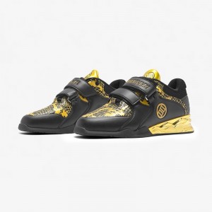 LU XIAOJUN 2025 Lifter 1.0 Weightlifting Training Shoes - Black/Gold