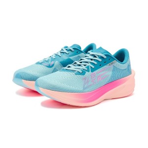 Qiaodan 2024AW Feiying PB 4.0 KungFu Pro Marathon Carbon Plate Racing Shoes - Blue/Pink