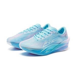 Qiaodan Feiying PB 5.0 Kungfu Pro Marathon Racing Shoes - Blue/Pink