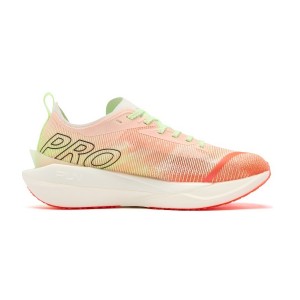 Qiaodan Feiying Pro Young Marathon Carbon Plate Racing Shoes - Orange/Green