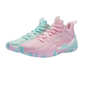 Qiaodan Poison Tooth Pro SE Basketball Low Top Shoes - Pink