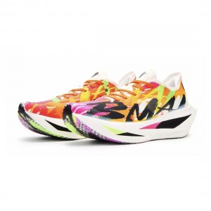 BMAI Carbon Fly 2 Marathon Racing Shoes - White/Pink/Black
