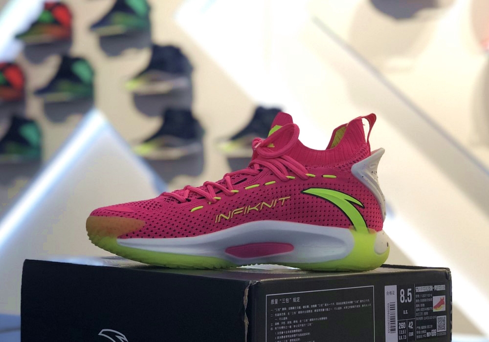 2020 Anta KT5 Klay Thompson Low Basketball Shoes - Pink Red/Green