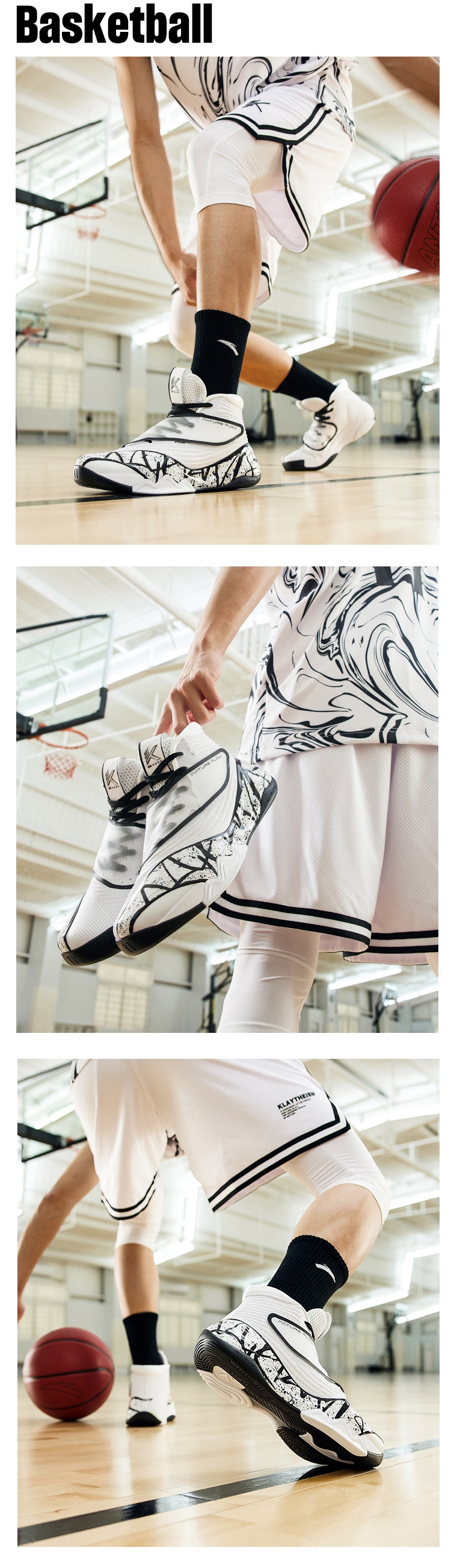 Anta KT6 Klay Thompson "NIJIGEN" 2021 Summer Men's High Top Basketball Sneakers
