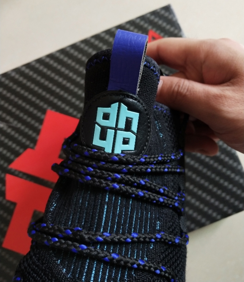 PEAK Dwight Howard DH4 Professional Basketball Sneakers - Black/Purple