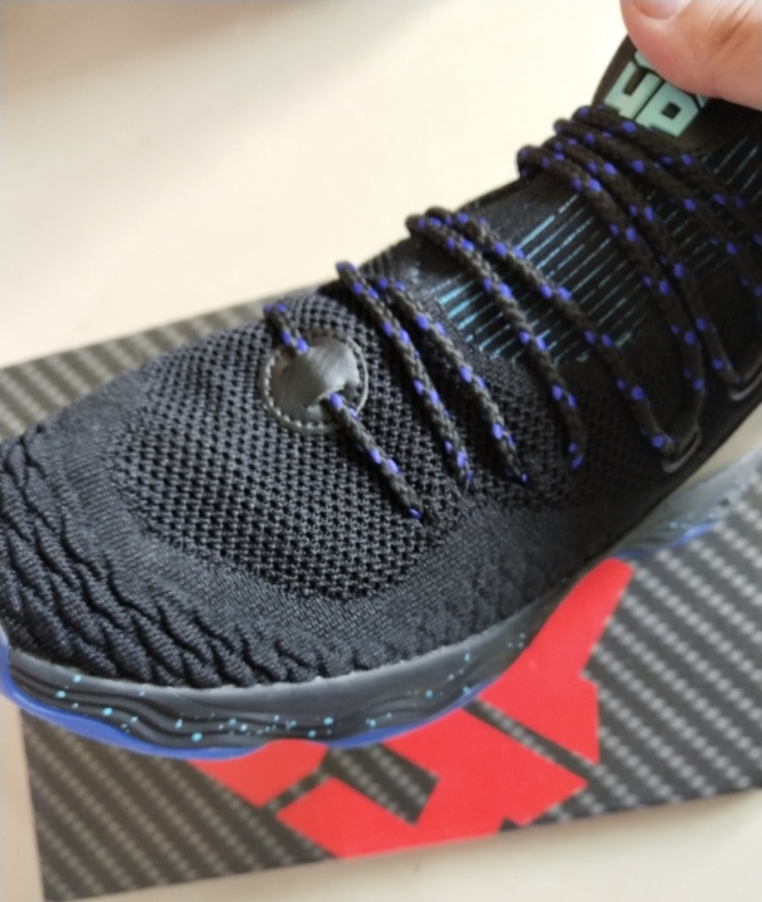 PEAK Dwight Howard DH4 Professional Basketball Sneakers - Black/Purple