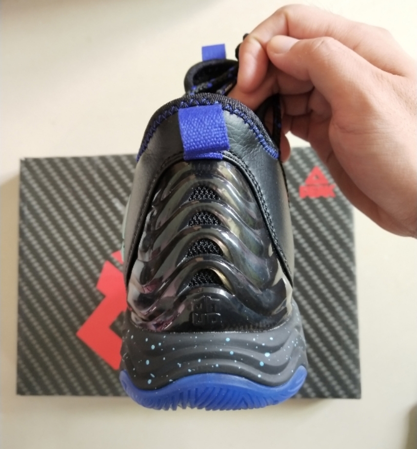 PEAK Dwight Howard DH4 Professional Basketball Sneakers - Black/Purple