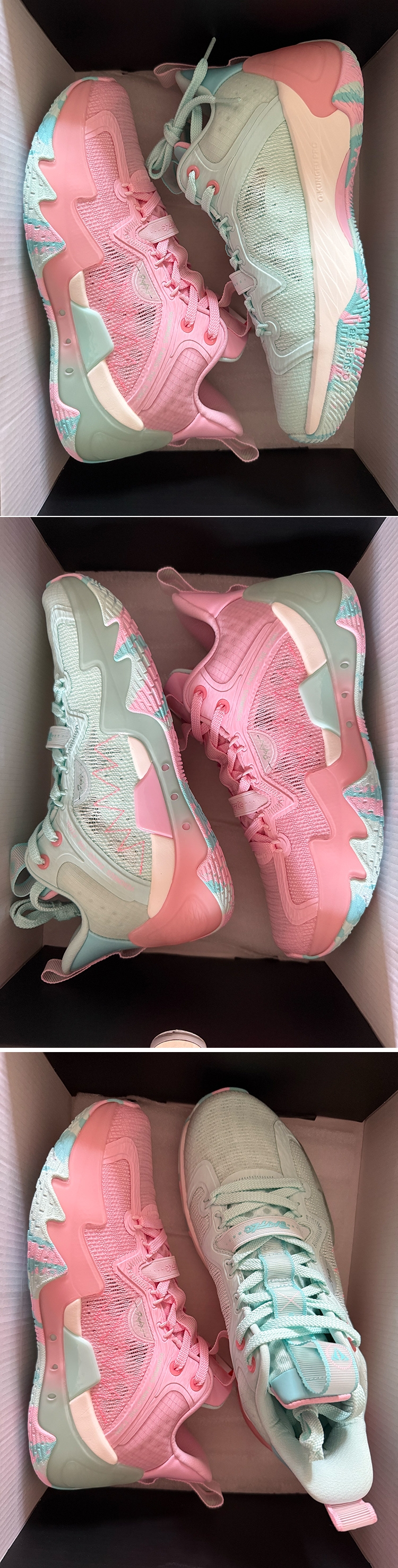 Qiaodan Poison Tooth Pro SE Basketball Low Top Shoes - Pink